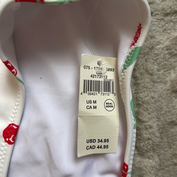 Aerie Cherry Print Bikini Set Size M/34DDD NWT - Picture 8 of 8